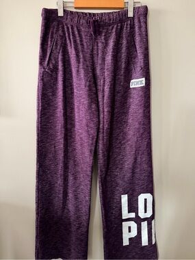 PINK Victoria's Secret - Women’s Purple/Pink Cozy Lounge Pants